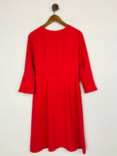 Load image into Gallery viewer, Hobbs Women&#39;s Bell Sleeve Sheath Dress | UK10 | Pink
