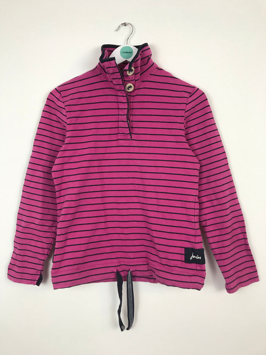 Joules Womens Stripe Sweatshirt | UK8 | Pink