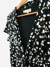 Load image into Gallery viewer, Hobbs Women&#39;s Polka Dot Wrap Wrap Dress | UK12 | Black
