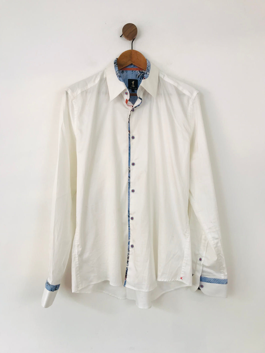 1 Like No Other Men's Button-Up Shirt | L | White