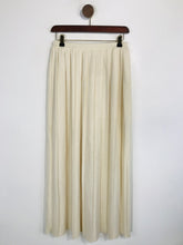 Load image into Gallery viewer, Rodier Women&#39;s Knit Pleated Maxi Skirt | S UK8 | Beige

