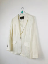 Load image into Gallery viewer, Fenn Wright Manson Womens Linen Blazer | UK18 | Cream

