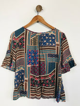 Load image into Gallery viewer, American Eagle Women&#39;s Lace Up Blouse | XS UK8 | Multicolour
