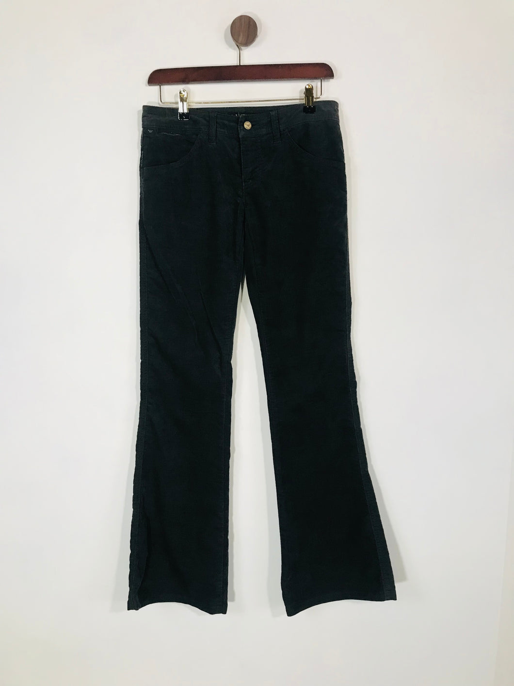 Armani Jeans Women's Cotton Vintage Corduroy Trousers | W26 UK8 | Grey