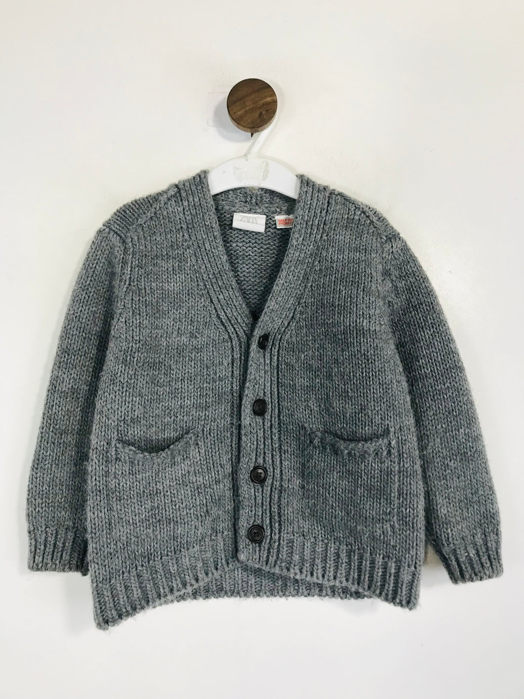 Zara Kid's Knit Cardigan | 2-3 Years | Grey