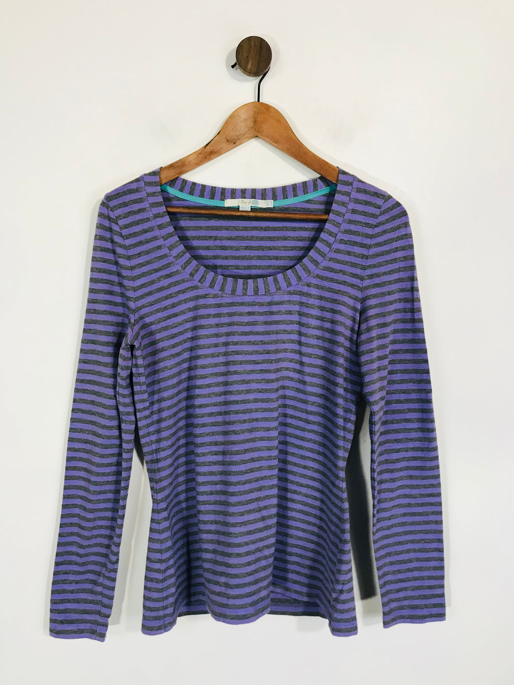 Boden Women's Cotton Striped T-Shirt | UK12 | Multicoloured