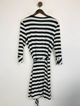 Load image into Gallery viewer, French Connection Women&#39;s Striped Wrap Dress | UK16 | Multicoloured
