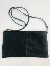 Load image into Gallery viewer, Topshop Women&#39;s Faux Fur Leather Clutch Bag | OS | Black
