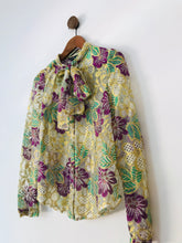 Load image into Gallery viewer, Sister Jane Women&#39;s Floral Lace Tie Blouse | M UK10 | Multicolour
