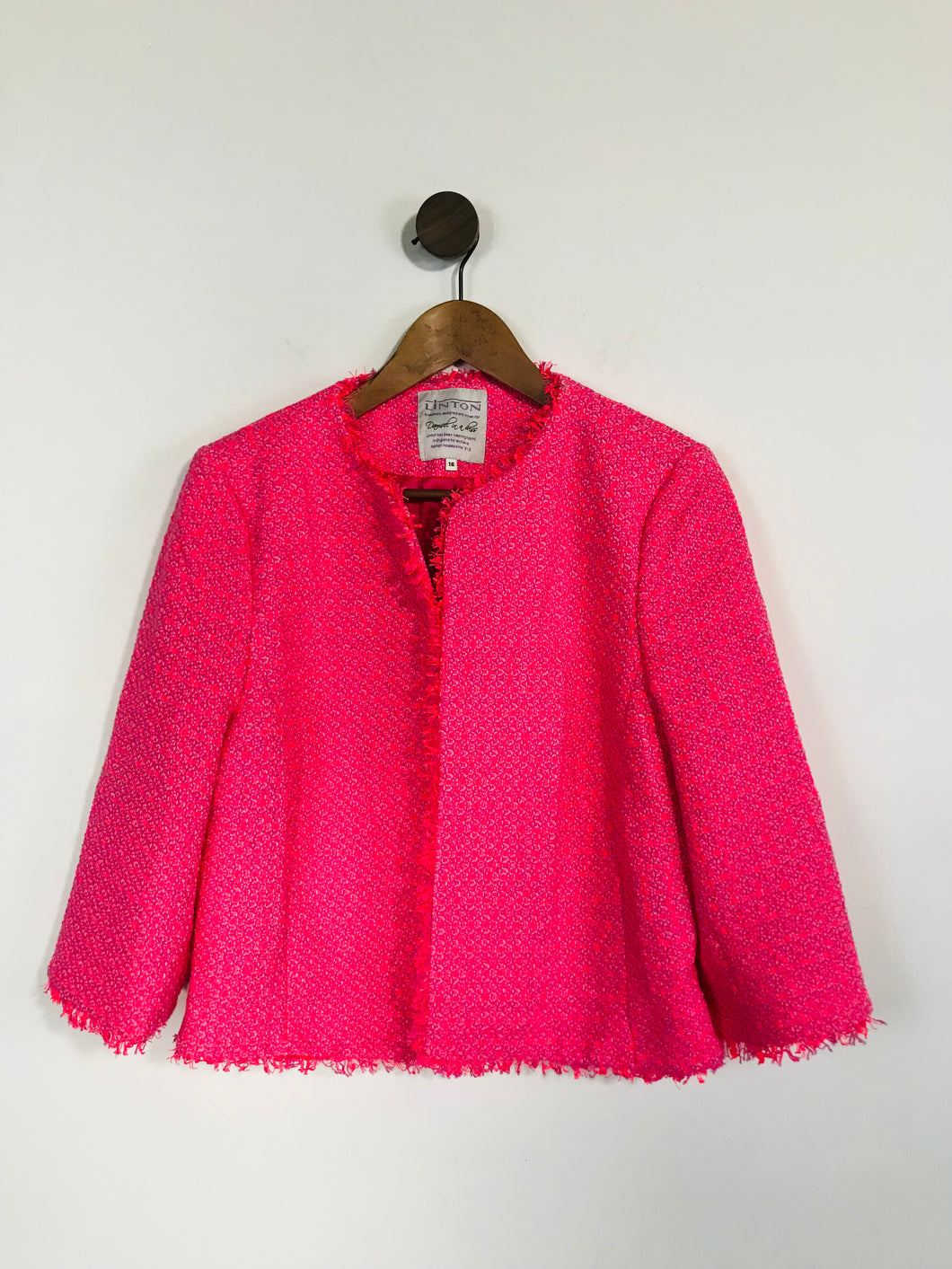 Damsel In A Dress Women's Cotton Smart Blazer Jacket | UK16 | Pink