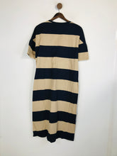 Load image into Gallery viewer, Cos Women&#39;s Striped T-Shirt Midi Dress | XS UK6-8 | Multicoloured
