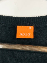 Load image into Gallery viewer, Hugo Boss Men&#39;s Knit V-Neck Jumper | M | Black
