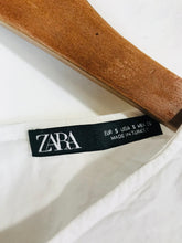 Load image into Gallery viewer, Zara Women&#39;s Cotton Balloon sleeve Blouse | S UK8 | White
