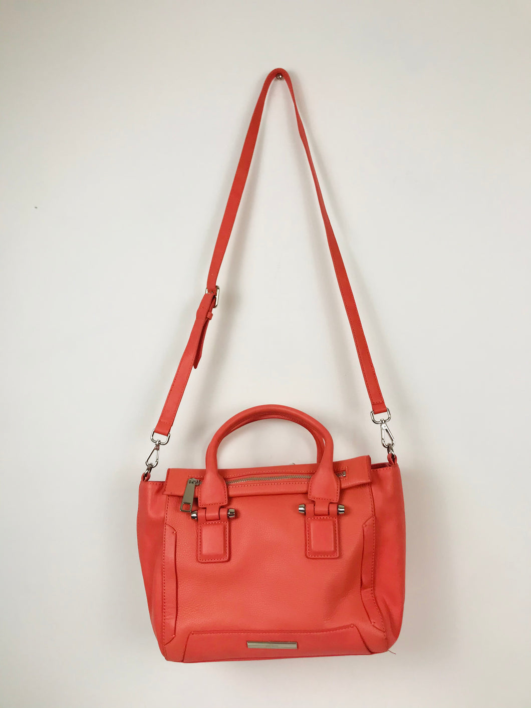 Nine West Women Satchel Bag | Medium | Pink Coral