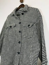 Load image into Gallery viewer, Zara Women&#39;s Check Gingham Knit Overcoat Coat | S UK8 | Multicoloured
