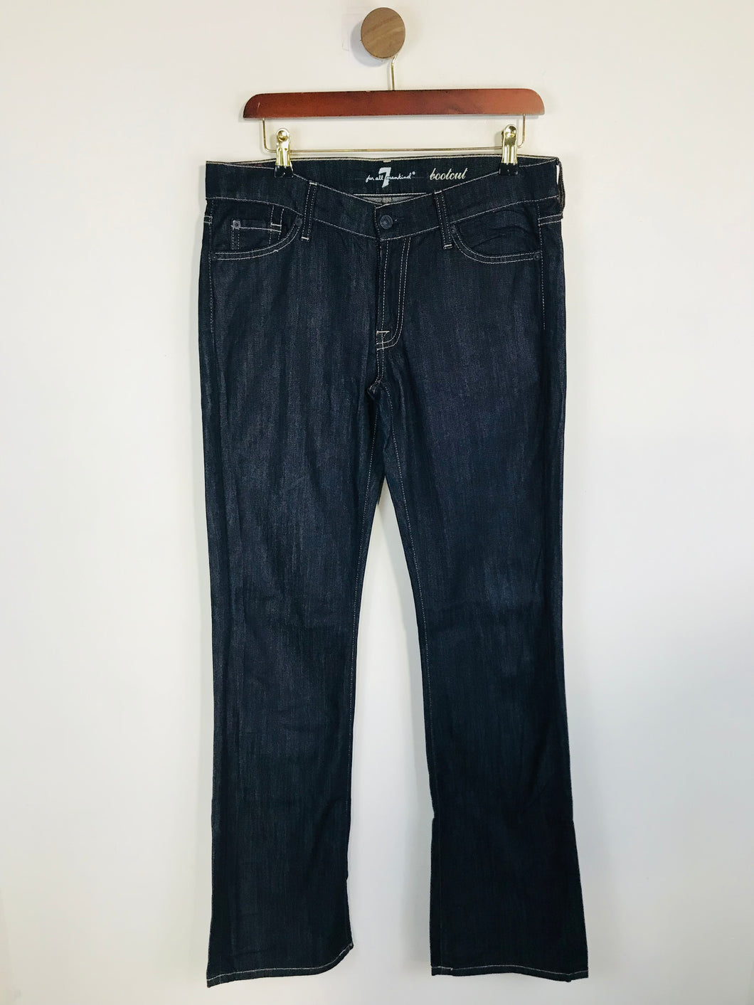 7 For All Of Mankind Women's Bootcut Jeans | 32 UK12-14 | Blue
