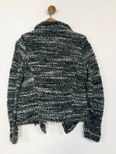 Load image into Gallery viewer, Iro Women&#39;s Knit Biker Jacket | 38 UK10 | Grey
