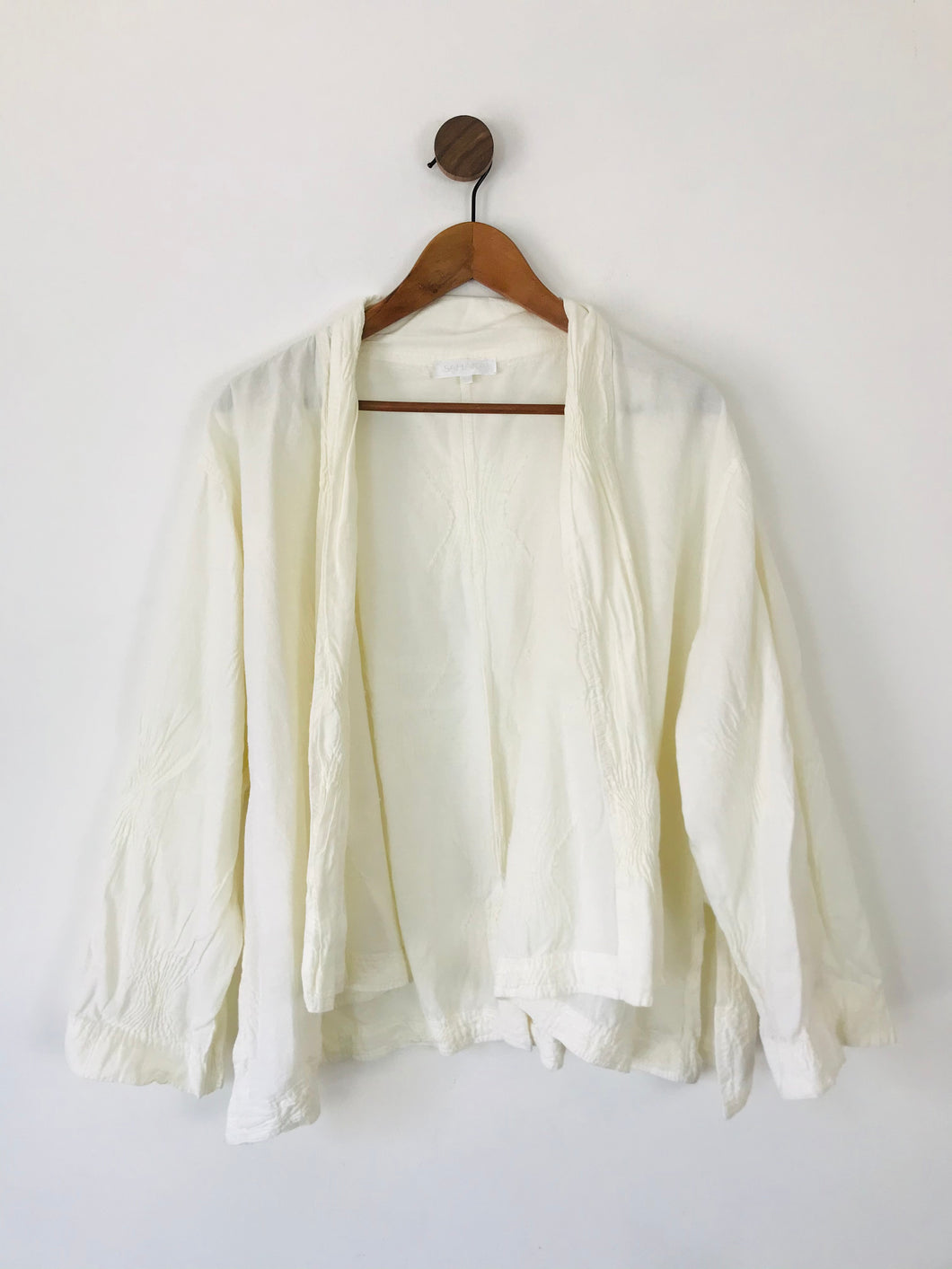 Sahara Women’s Kimono Jacket Cardigan | 4 UK16-18 | Cream White