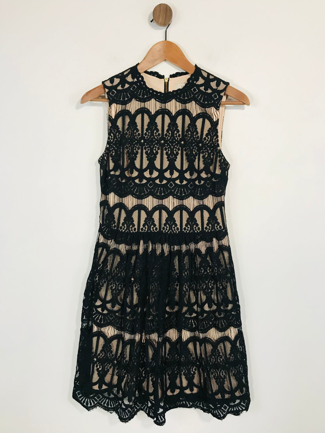 Oasis Women's Lace A-Line Dress | UK8 | Black
