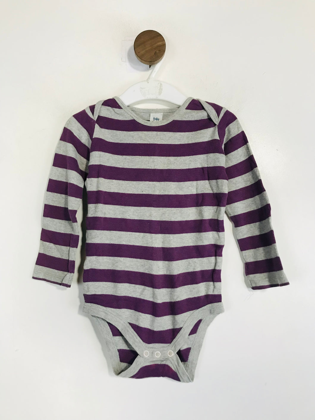 Baby Boden Women's Striped Babygrow Playsuit | 18-24 Months | Purple