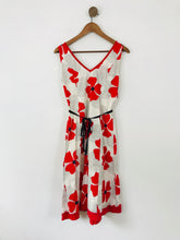 Load image into Gallery viewer, Fever London Women&#39;s Floral A-Line Dress | UK10 | Red
