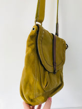 Load image into Gallery viewer, Fossil Women’s Leather Shoulder Crossbody Bag | Medium | Mustard Yellow
