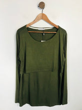 Load image into Gallery viewer, Small Show Women&#39;s Long Sleeve Maternity Blouse NWT | L UK14 | Green
