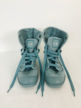 Load image into Gallery viewer, Palladium Women’s High Top Trainers | UK4 | Blue
