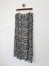 Load image into Gallery viewer, Jaeger Women&#39;s Silk Spot Maxi Skirt | UK14 | Multicolour
