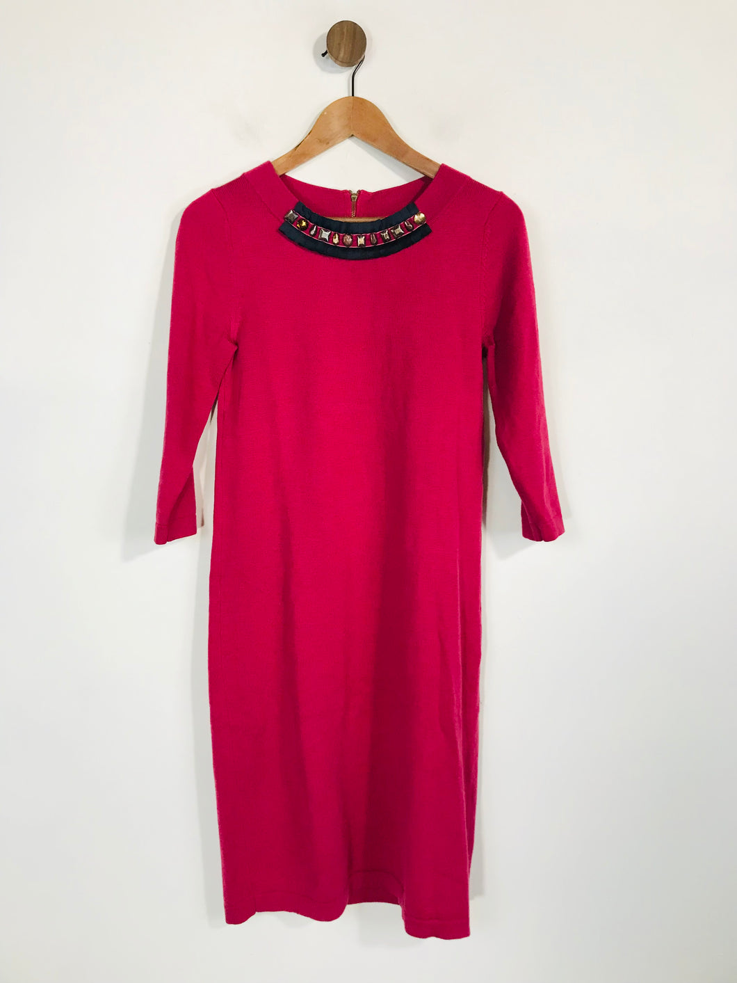 Boden Women's Embroidered Shift Dress | UK10 | Pink