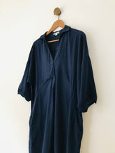 Load image into Gallery viewer, Whistles Women&#39;s Oversized Shirt Dress | L UK14 | Blue

