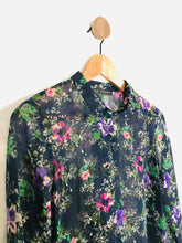 Load image into Gallery viewer, Zara Women&#39;s Floral Long Sleeve Blouse | M UK10-12 | Multicoloured
