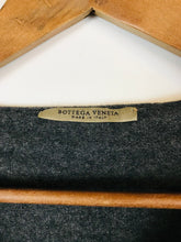 Load image into Gallery viewer, Bottega Veneta Women&#39;s 100% Cashmere V-Neck Jumper | 40 UK8 | Grey
