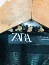 Load image into Gallery viewer, Zara Women&#39;s Tweed Collarless Blazer Jacket | M UK10-12 | Multicoloured
