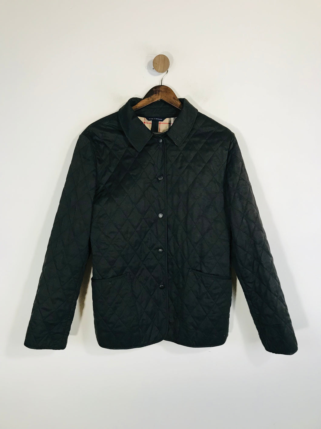 Burberry Men's Quilted Blazer Jacket | L | Black