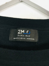 Load image into Gallery viewer, Zara Men’s Short Sleeve Knit Tshirt | M | Black
