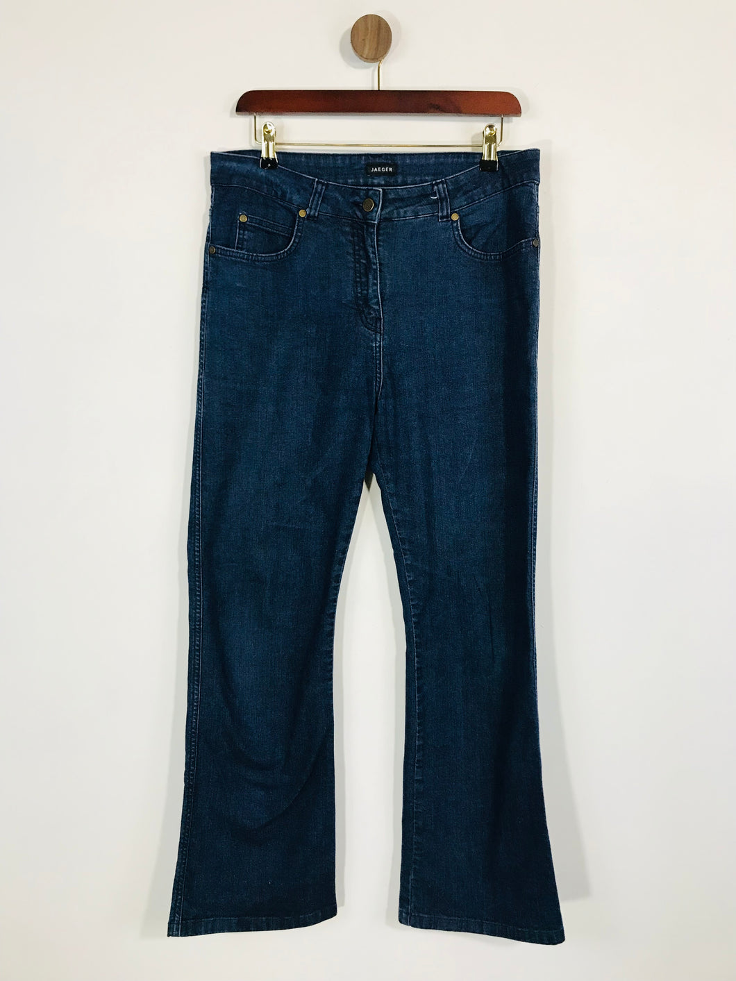 Jaeger Women's Bootcut Jeans | W32 UK14 | Blue