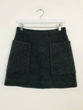 Load image into Gallery viewer, Cos Women’s Wool Mini Skirt | UK8 | Grey
