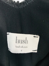 Load image into Gallery viewer, Hush Women&#39;s V-Neck Tank Blouse | UK6 | Black
