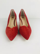 Load image into Gallery viewer, Hogl Women&#39;s Suede Heels | UK5 | Red
