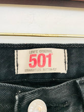 Load image into Gallery viewer, Levi’s Women&#39;s Original 501 High Waisted Straight Jeans | W32 L30 | Black
