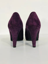 Load image into Gallery viewer, Russell &amp; Bromley Women&#39;s Suede Heels | EU39 UK6 | Purple
