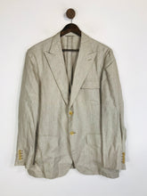 Load image into Gallery viewer, Hermes Men&#39;s Linen Blazer Jacket | 54 | Beige
