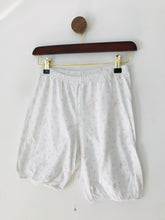 Load image into Gallery viewer, The Little White Company Kid&#39;s Floral Fairy Print Mid-Length Shorts | 11-12 Yrs | White
