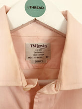 Load image into Gallery viewer, T.M.Lewin Men’s Button Up Shirt | 16.5 M | Pink
