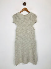 Load image into Gallery viewer, Zara Women&#39;s Wool Knit Sheath Dress | M UK10-12 | White
