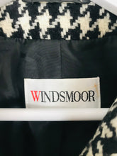 Load image into Gallery viewer, Windsmoor Women’s Wool Pea Coat | UK10 | Black White
