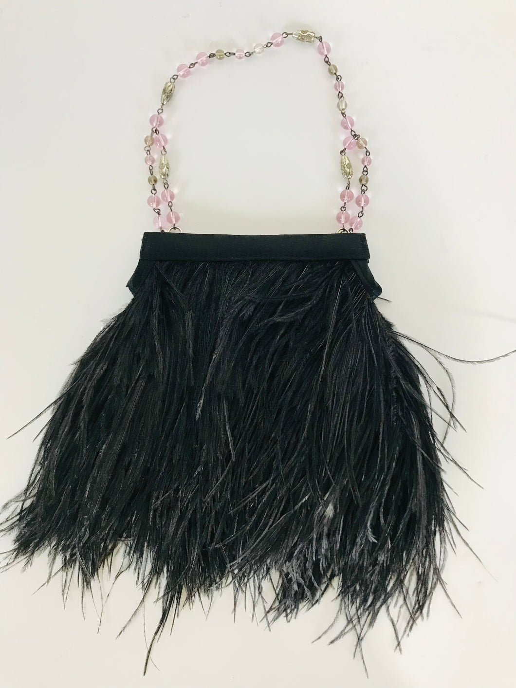 Fenn Wright Manson Women's Feather Clutch Bag | S UK8 | Black
