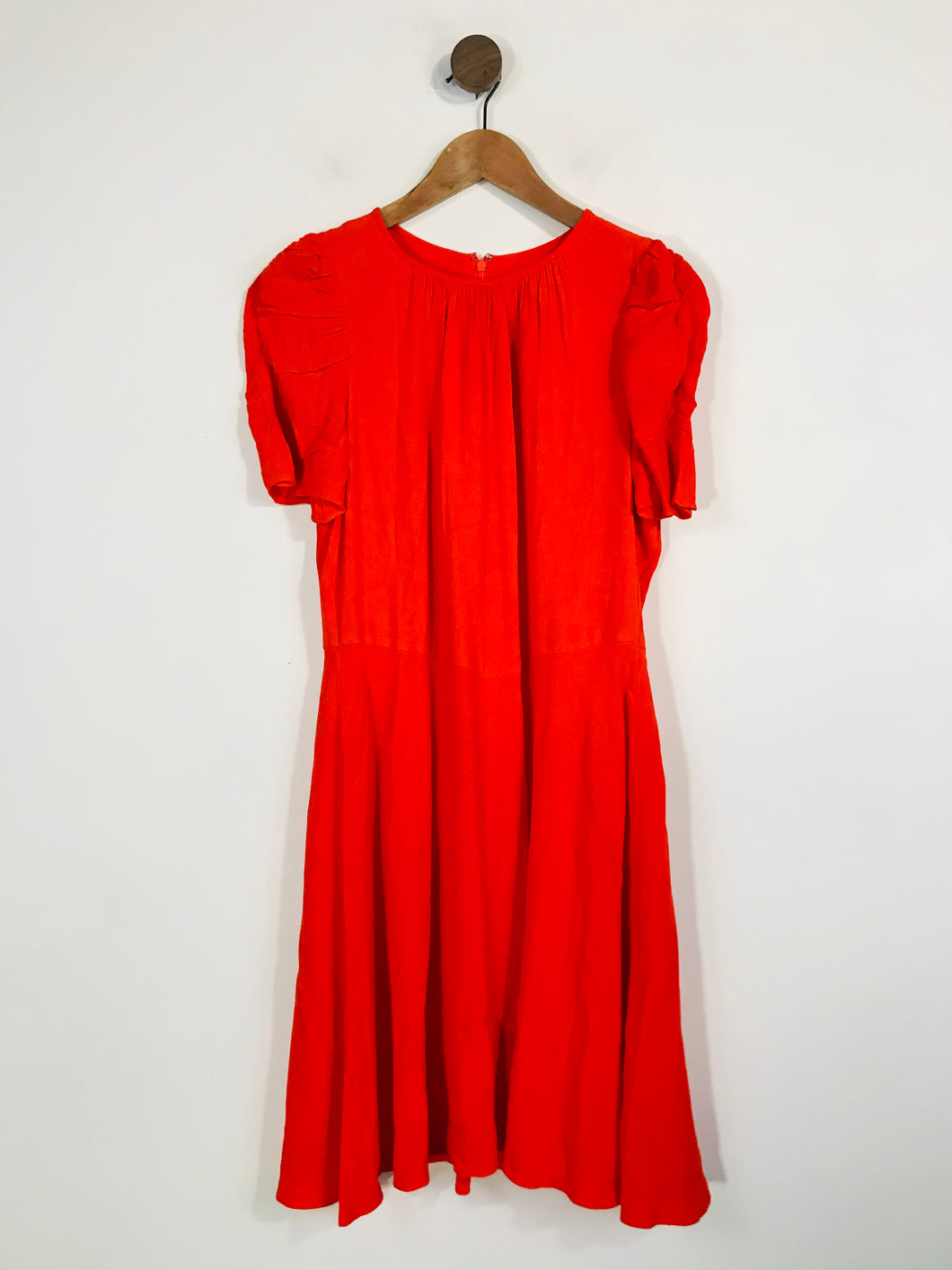 Whistles Women's Ruched A-Line Dress | UK14 | Red