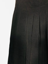 Load image into Gallery viewer, Margaret Howell Women&#39;s Smart Pleated Maxi Skirt | UK14 | Black
